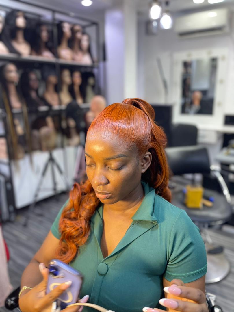 Hair styling by Timi Hairtertainment